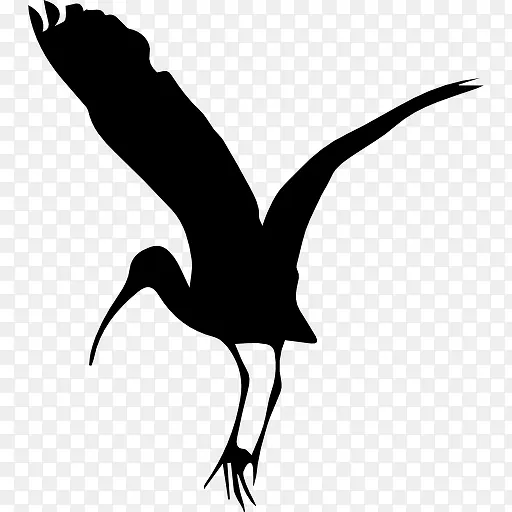 鸟鹳形状图标