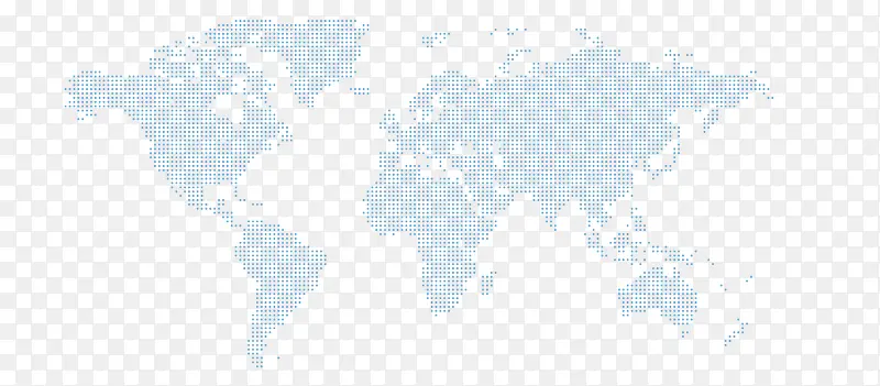 淡蓝色世界地图