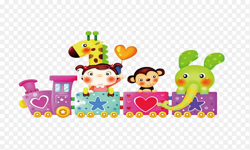 儿童卡通火车