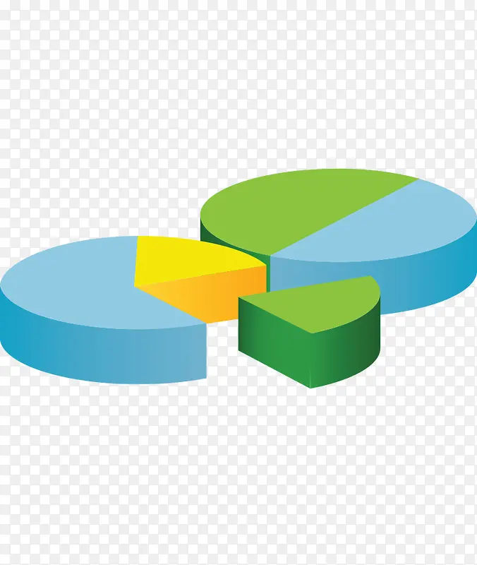 矢量分析百分比属性图