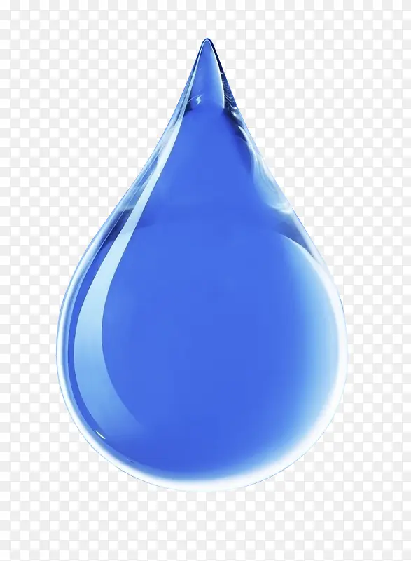 蓝色水滴素材