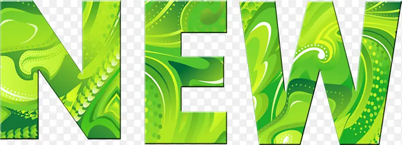 绿色个性清爽设计字母新款