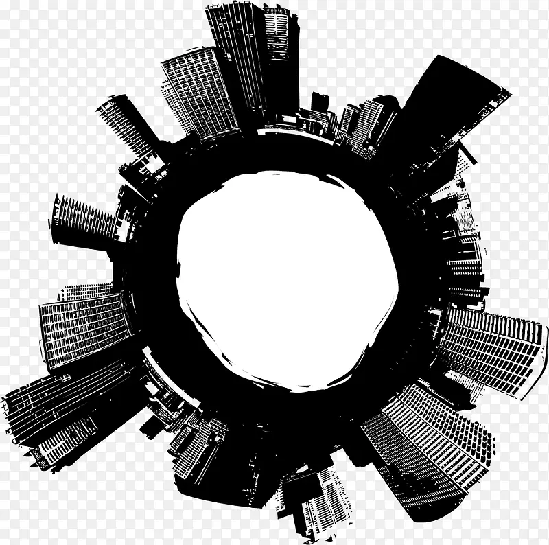 现代城市矢量素材