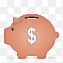 粉色猪猪存钱罐
