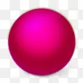 粉红彩色球