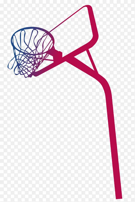 篮球板插画