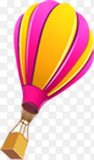 手绘彩色氢气球海报