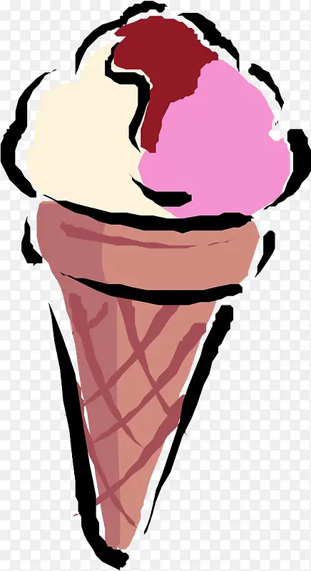 卡通冰淇凌