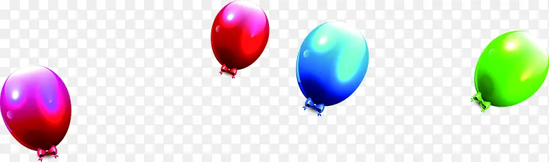 飞翔的彩色珠光气球国庆