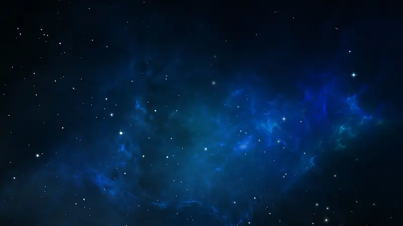 蓝色星空烟雾渲染