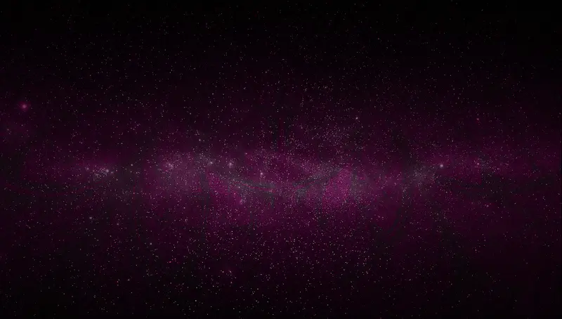 神秘紫色星空海报