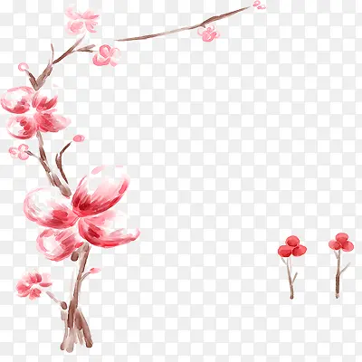 素描花