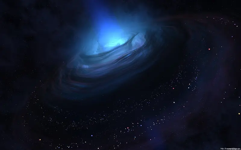 蓝色神秘星空漩涡