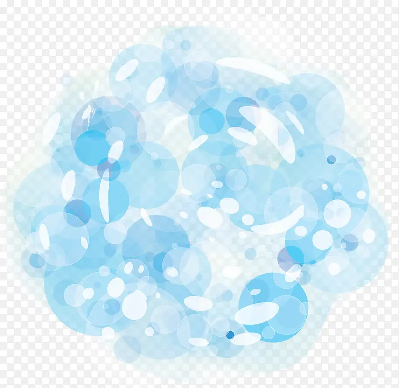 抽象炫彩气泡