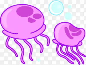 卡通海报海底章鱼气泡