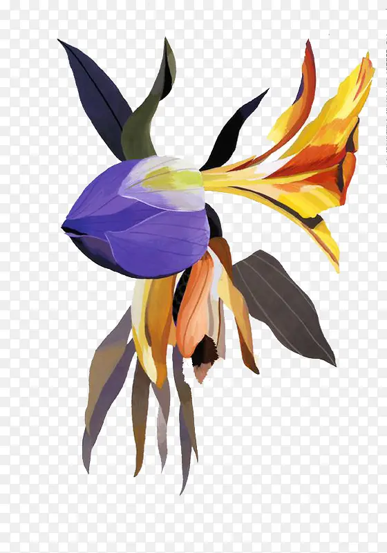 手绘花卉