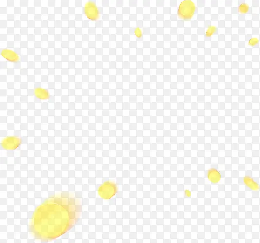 黄色抽象创意气泡设计