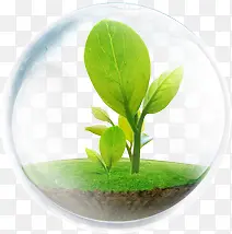 环保绿色气泡创意