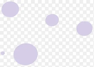 紫色唯美手绘气泡