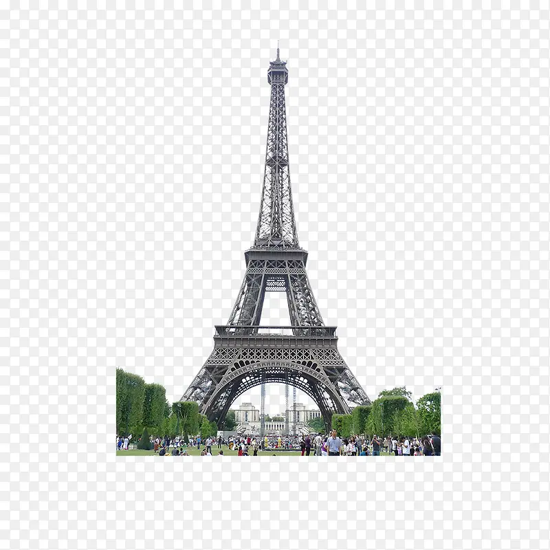 法国巴黎埃菲尔铁塔免扣素材