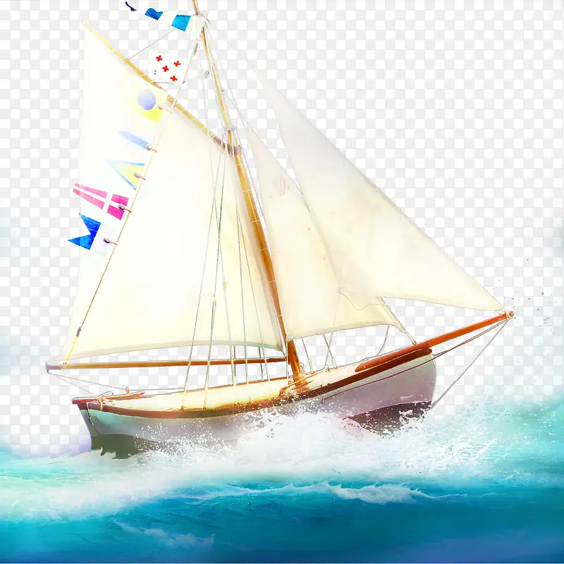 船帆装饰图案