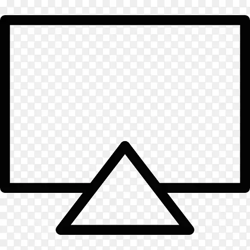 几何电视图标