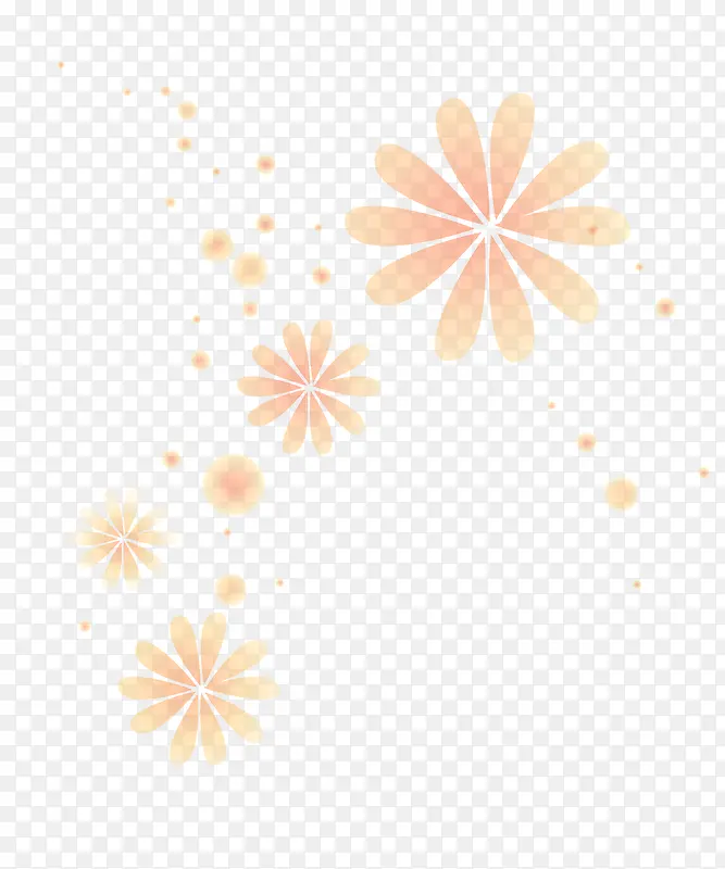 卡通手绘梦幻花