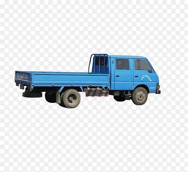蓝色卡车