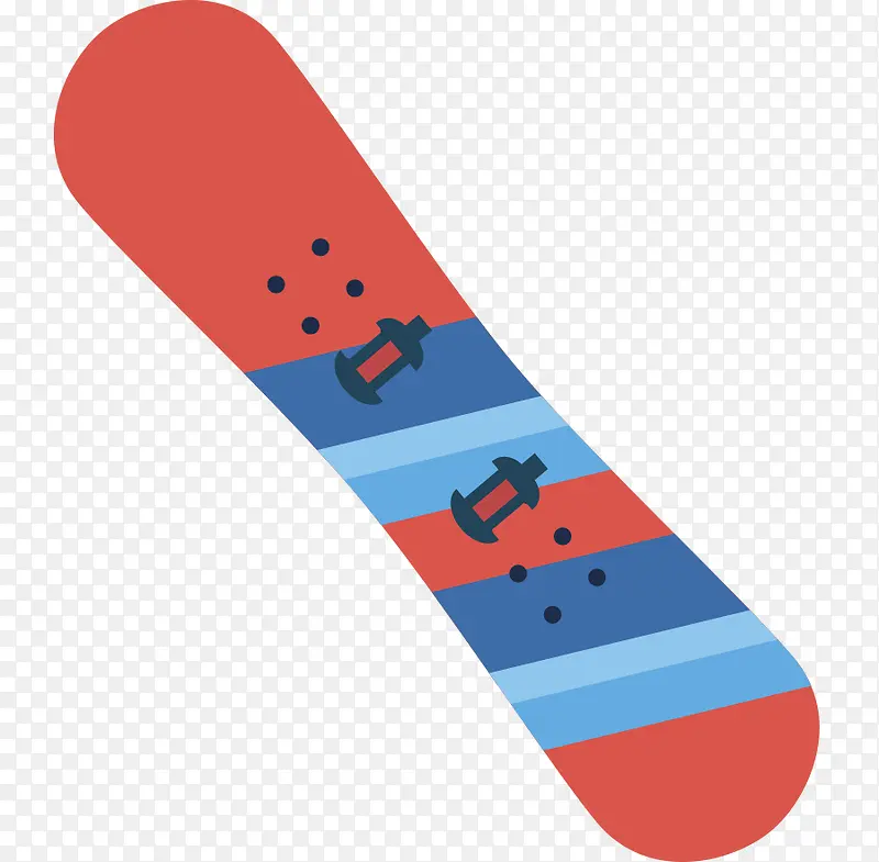 矢量滑雪冬季