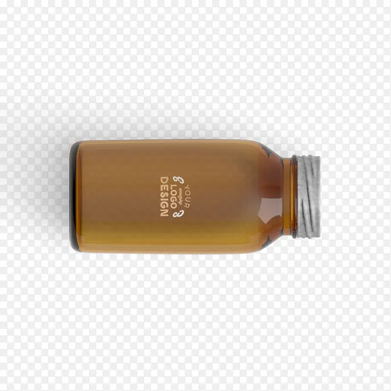 棕色瓶子