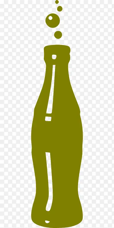 绿色可乐瓶