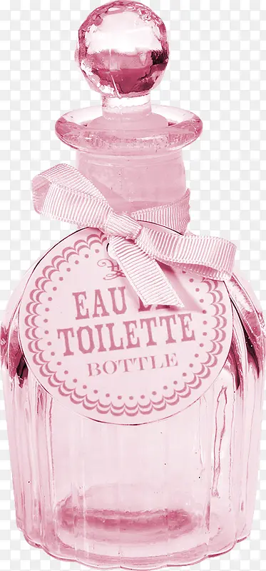 粉红香水瓶子