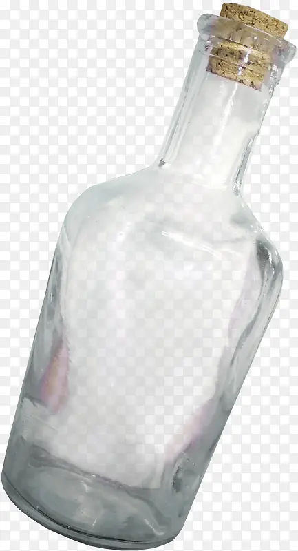 玻璃瓶水瓶素材免抠