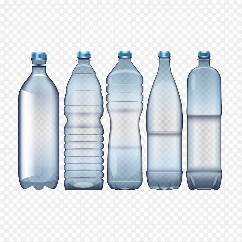 饮料瓶子矿泉水瓶子素材图