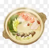 鸡汤肉汤素材