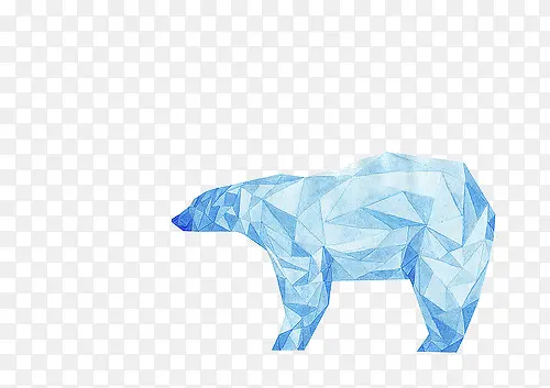 复古森系北极熊