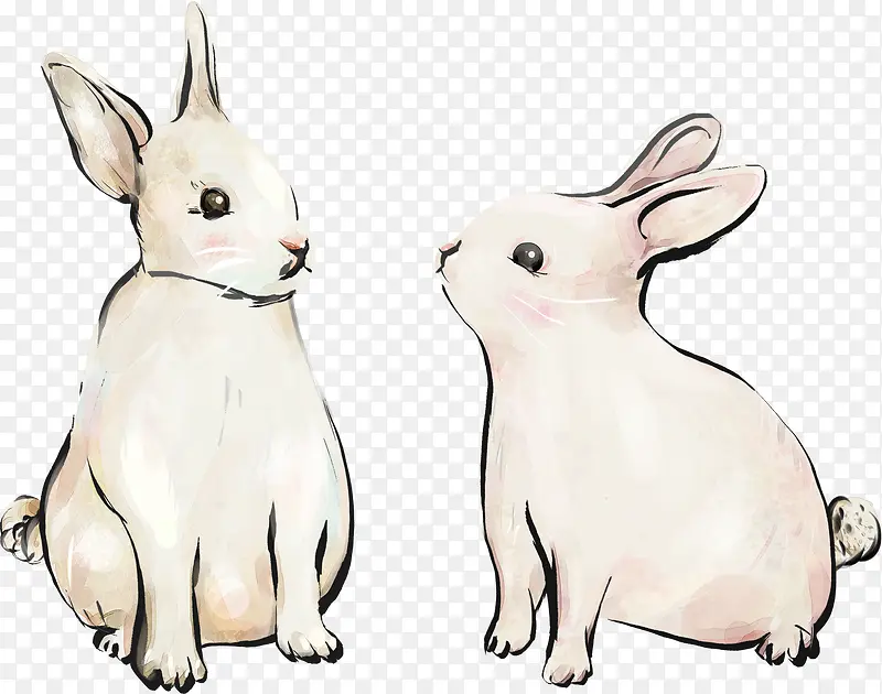 可爱手绘兔子设计