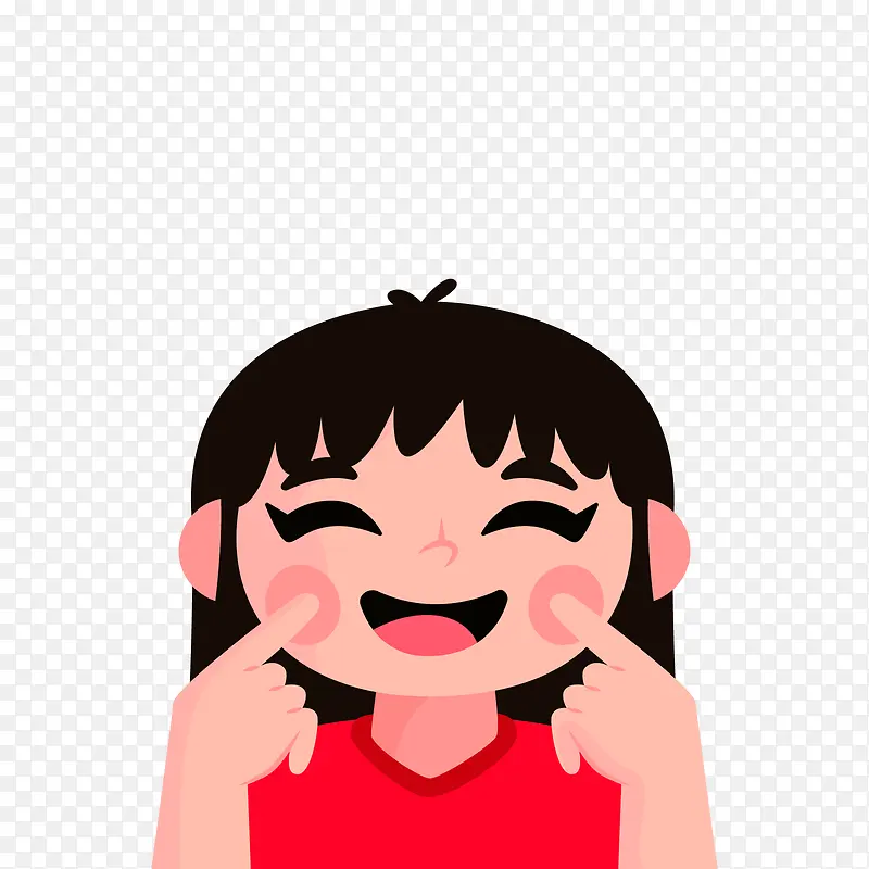 矢量哈哈笑