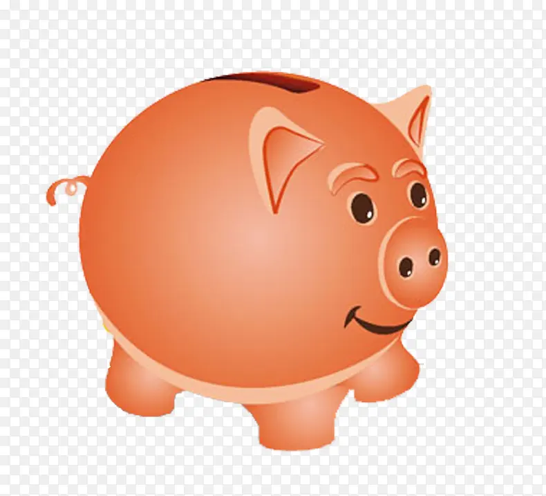 肉色小猪存钱罐
