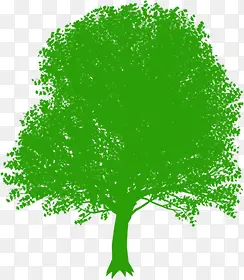 绿色环保树木装饰抽象