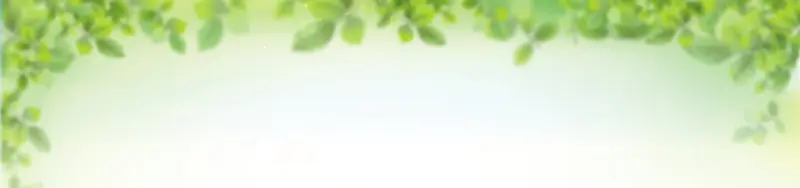 绿树清新背景banner