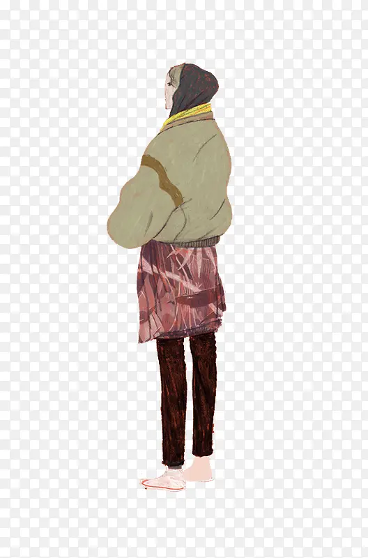 卡通时尚女孩