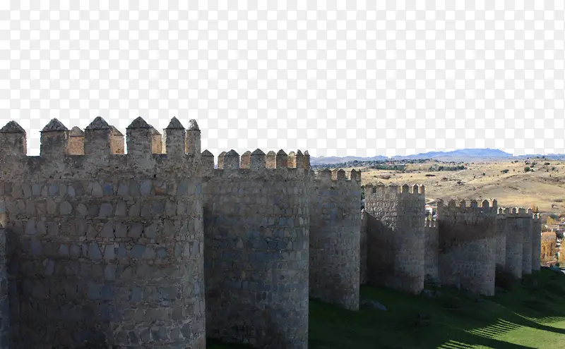 旅游景区阿维拉古城墙