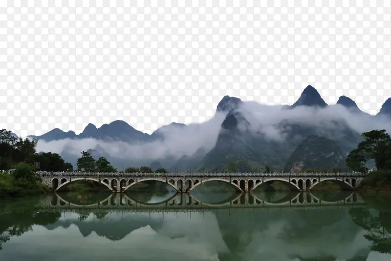 盘阳河风景图片