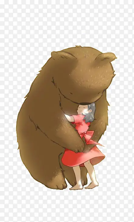 女孩与熊