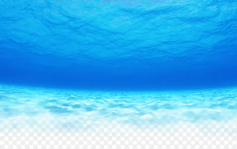 蓝色海底摄影