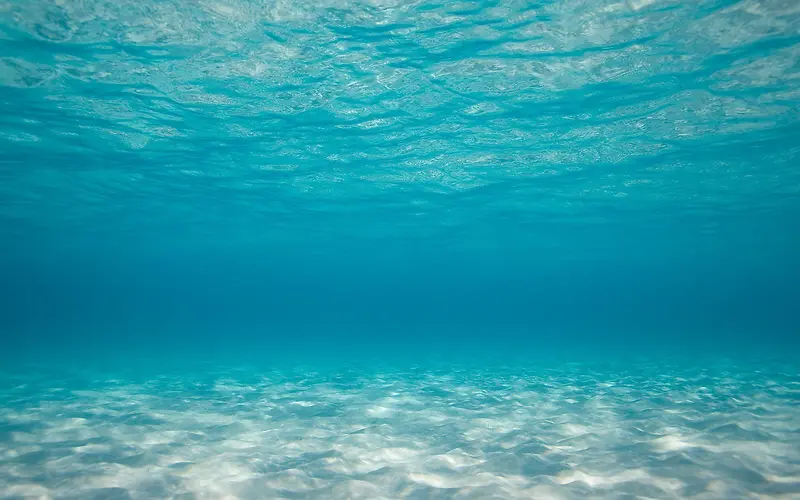 蓝色海底高清创意摄影效果