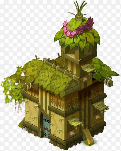 卡通小木屋
