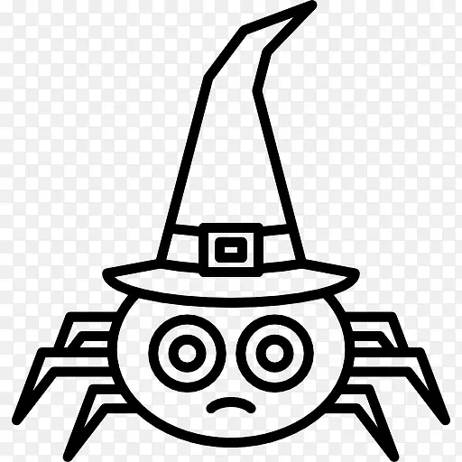 蜘蛛与Witch Hat 图标