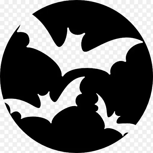 万圣节蝙蝠图标